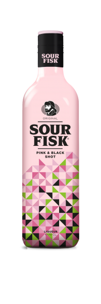 Sour Fisk Pink & Black